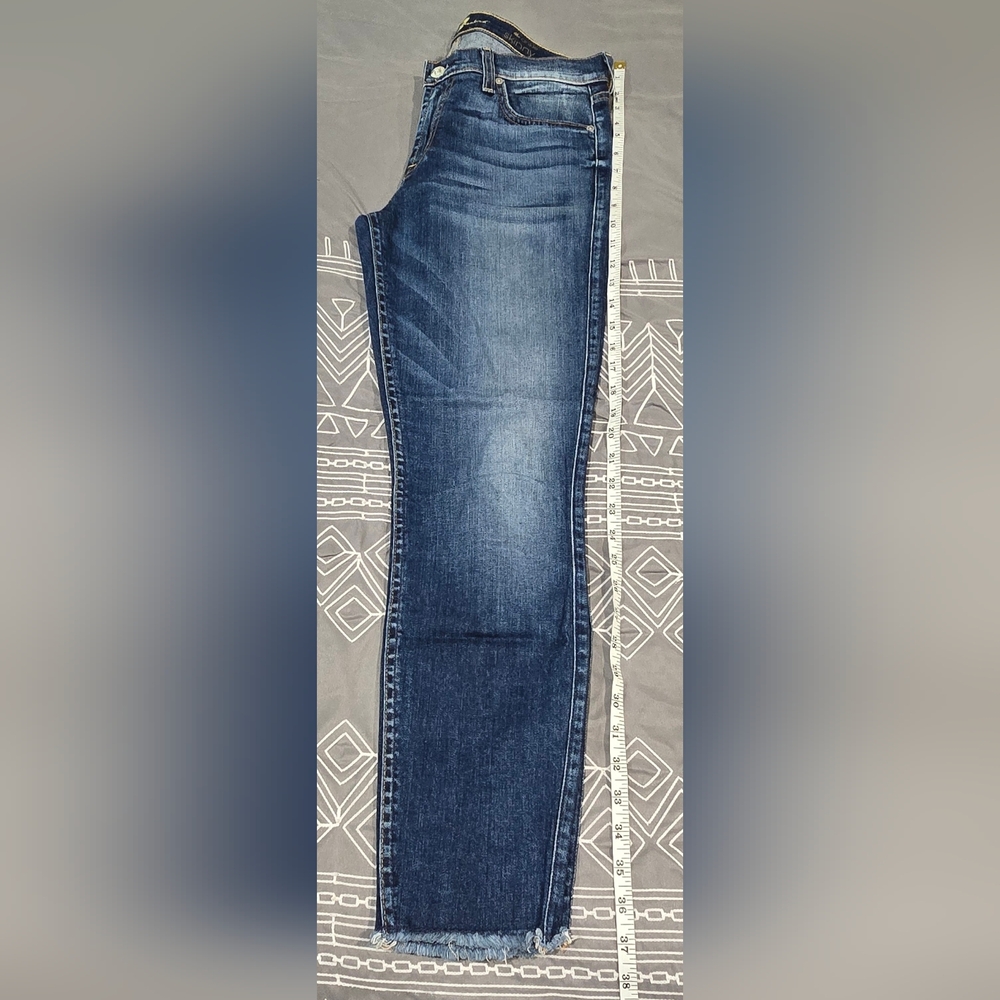 7 For All Mankind The Ankle Skinny Jeans Size 28 - Picture 2 of 8